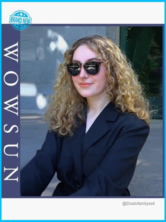 Retro Polarized Sunglasses Round Classic Vintage Trendy Chic Glasses